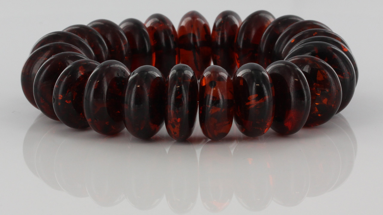 German Unique Baltic Amber Healing Handmade Bracelet Genuine Amber W060 RRP£895! image 2