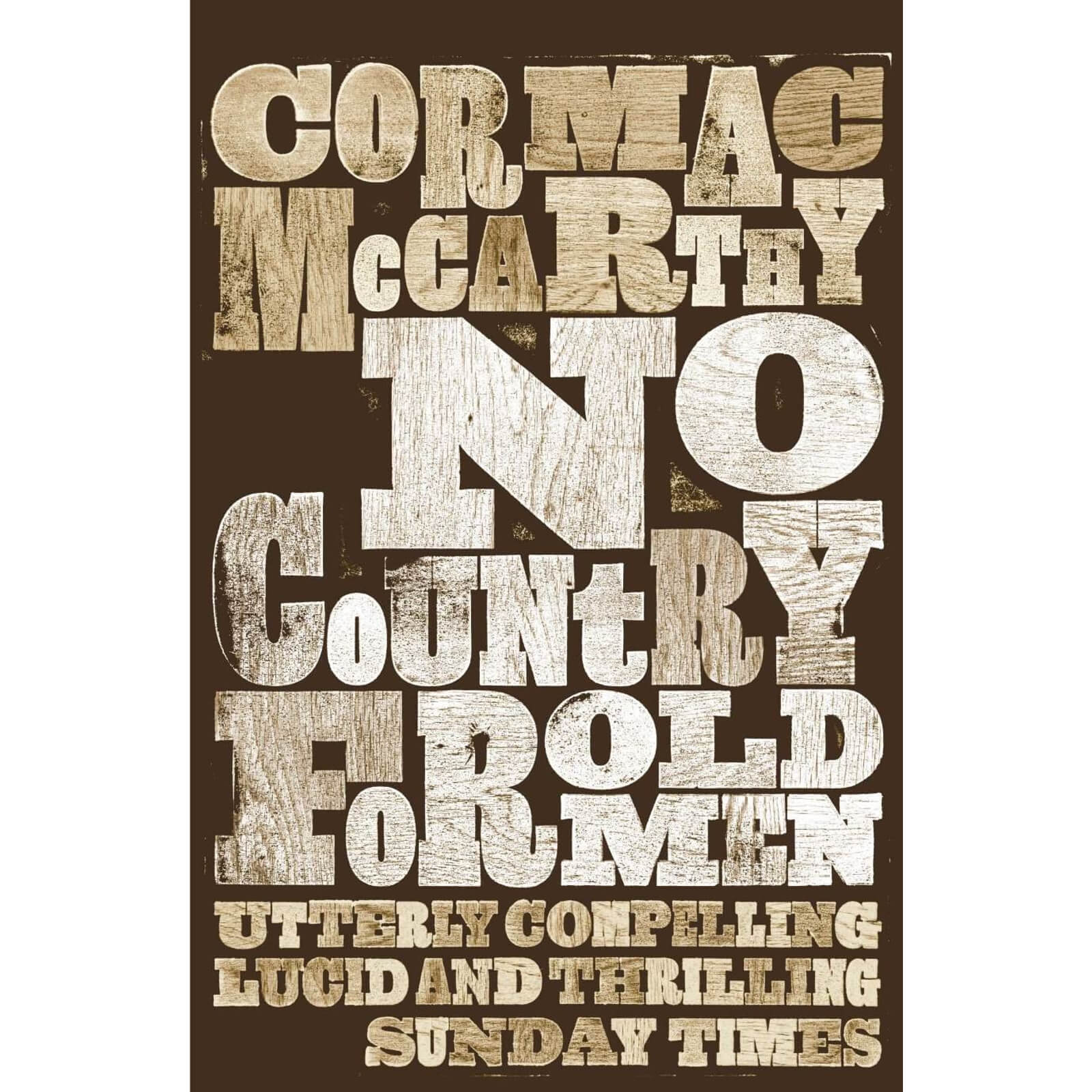 Cormac McCarthy No Country for Old Men (Tascabile)
