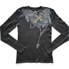 Men's Affliction Red Label Ozzy Osbourne Limited Edition Thermal T-Shirt S-4XL