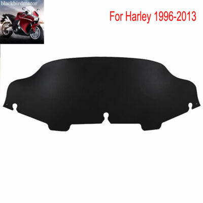 Schwarz 6'' Welle Windschutzscheibe für Harley Street Glide FLHTC FLHX 1996-2013