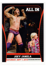JOEY JANELA 2018 ALL IN AEW WRESTLING HIGHSPOTS CARD