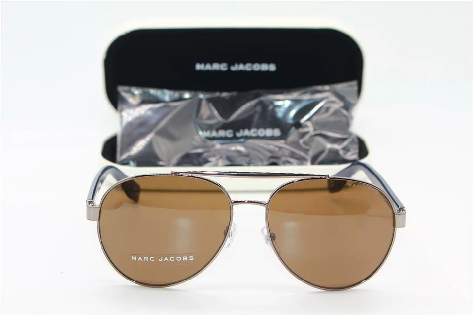 NUEVAS GAFAS DE SOL MARC JACOBS MARC 341/S PJP70 PLATEADAS AUTÉNTICAS MARC341/S 60-15 Foto 2 de 3