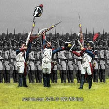 W.Britain 36214 "Vive L  Empereur " Cheering French Imperial Guard Britains 