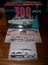 Moebius Models 1955 Chrysler 300 1/25 Scl 1/1st 300 produced COA signed by owner