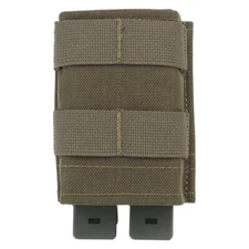 WST Tactical Mag Pouch Single Mag Carrier FAST 5.56 Medium MOLLE Pouch Open Gear
