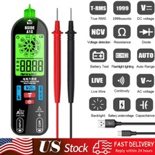 LED Multimeter Digital Tester Voltage Detector DC/AC Voltage Resistance Detector