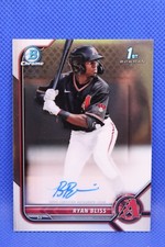 2022 Bowman Chrome 1st AUTO Ryan Bliss #CPA-RB Diamondbacks Mariners RC