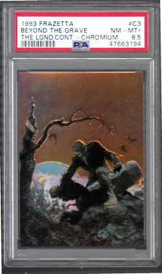 1993 FRAZETTA THE LEGEND CONTINUES CHASE CARD SET C1, C2, C3 PSA