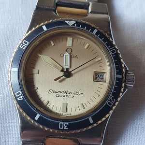 Vintage Omega CALYPSO Seamaster 120m Quartz Men's Watch Rare to Find | eBay