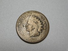 OLD US COIN 1873 INDIAN HEAD PENNY CENT