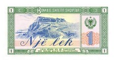 Albania  1  Lek  1976  Series CC  Uncirculated Banknote XYZ6