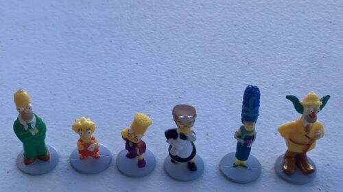 CLUE The Simpsons SUSPECTS LOT OF 6 Game Replacement Pieces 2002 Tokens - Picture 1 of 9