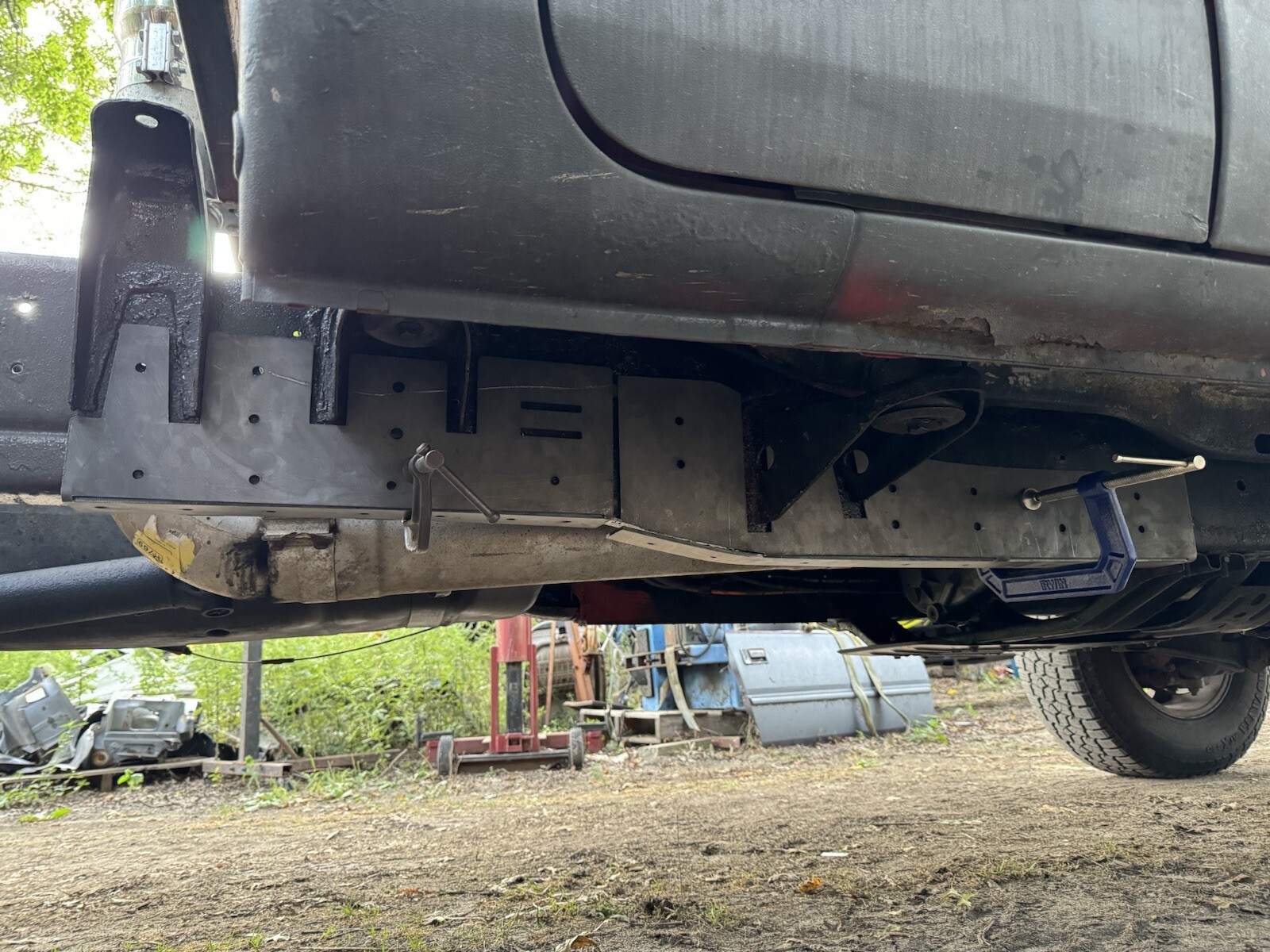 Frame Rails Cab 1996-2002 Dodge Ram EXT CAB LONG BED PASSENGER Frame Rail Rust Repair ...