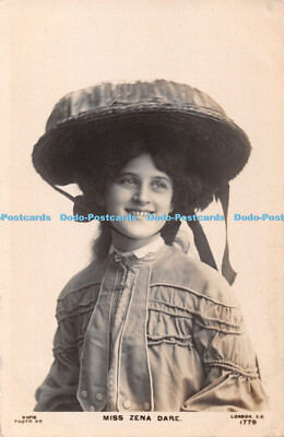 R324932 Miss Zena Dare Rapid Photo Printing Co London E C 1779 RP 1906