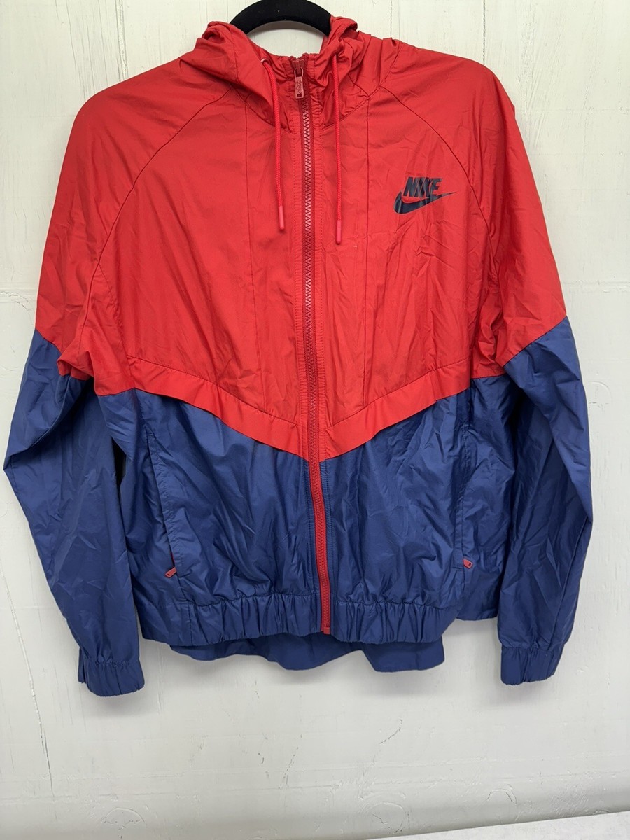 b*s様 NIKE ナイキ ウィンドジャケット XL betterworld.c Nike Men's Windbreaker Large Red and Blue W/ Hood | eBay