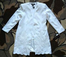 NWT HARMONY Formal Embroidered/ Beaded Set of 2 Pcs:Sleeveless Top  Jacket Sz 8
