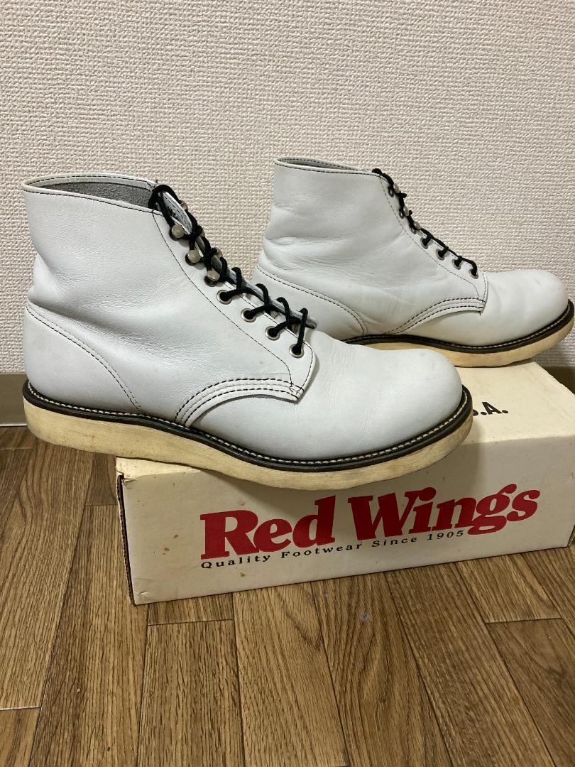 Redwing Red Wing 8873 White Boots 9.5D | eBay 