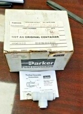 Parker F6TU6 Adapter Kynar ⅜in Tube x ⅜in Stem 