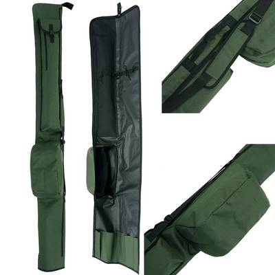 ECO MADE UP ROD AND REEL HOLDALL BAG HOLDS 12FT CARP FISHING TACKLE  5060382743853 UK