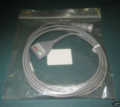 Neu 5 Kabel Für hewlett packard HP Agilent Philips Ekg / Ecg Kabel 8 Pinnen USA