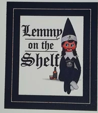 Motorhead Magnet ☆ Lemmy Kilmister Lemmy on the Shelf Magnet ♤ 3.5 X 4.5 inches 