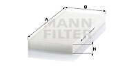 Mann-Filter CU 4179 Filter, Innenraumluft FÜR CitroËN Fiat Lancia Peugeot