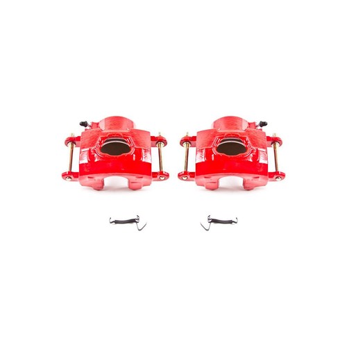Power Stop 90-93 Cadillac Commercial Chassis Front Red Calipers w/o Brackets - Pair