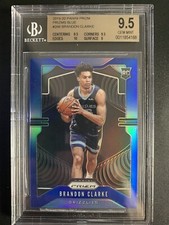 2019-20 Brandon Clarke BGS 9.5 Prizm Blue Rookie RC#266 SUB 10! 120/199 GEM MINT