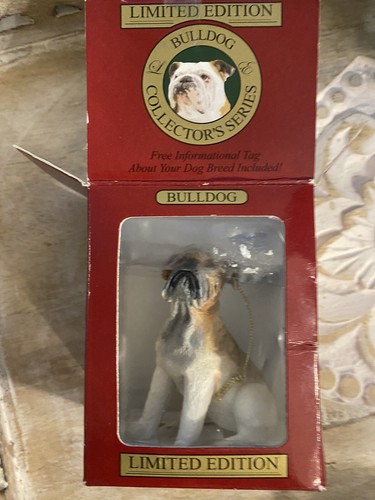 ACA Limited Edition Collectors Series Dog Ornament Bulldog - Picture 2 of 9