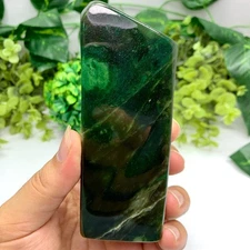 433g Green Nephrite Jade Free Form, Nephrite Jade Free Form Stone, Green Nephrit