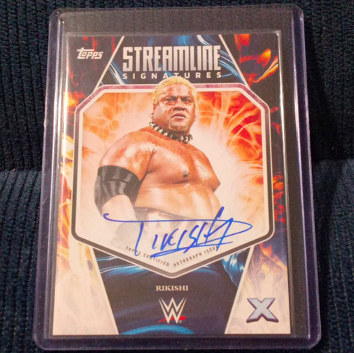 Topps 2025 Exalted WWE Streamline Signatures Rikishi Auto #STS-RKS