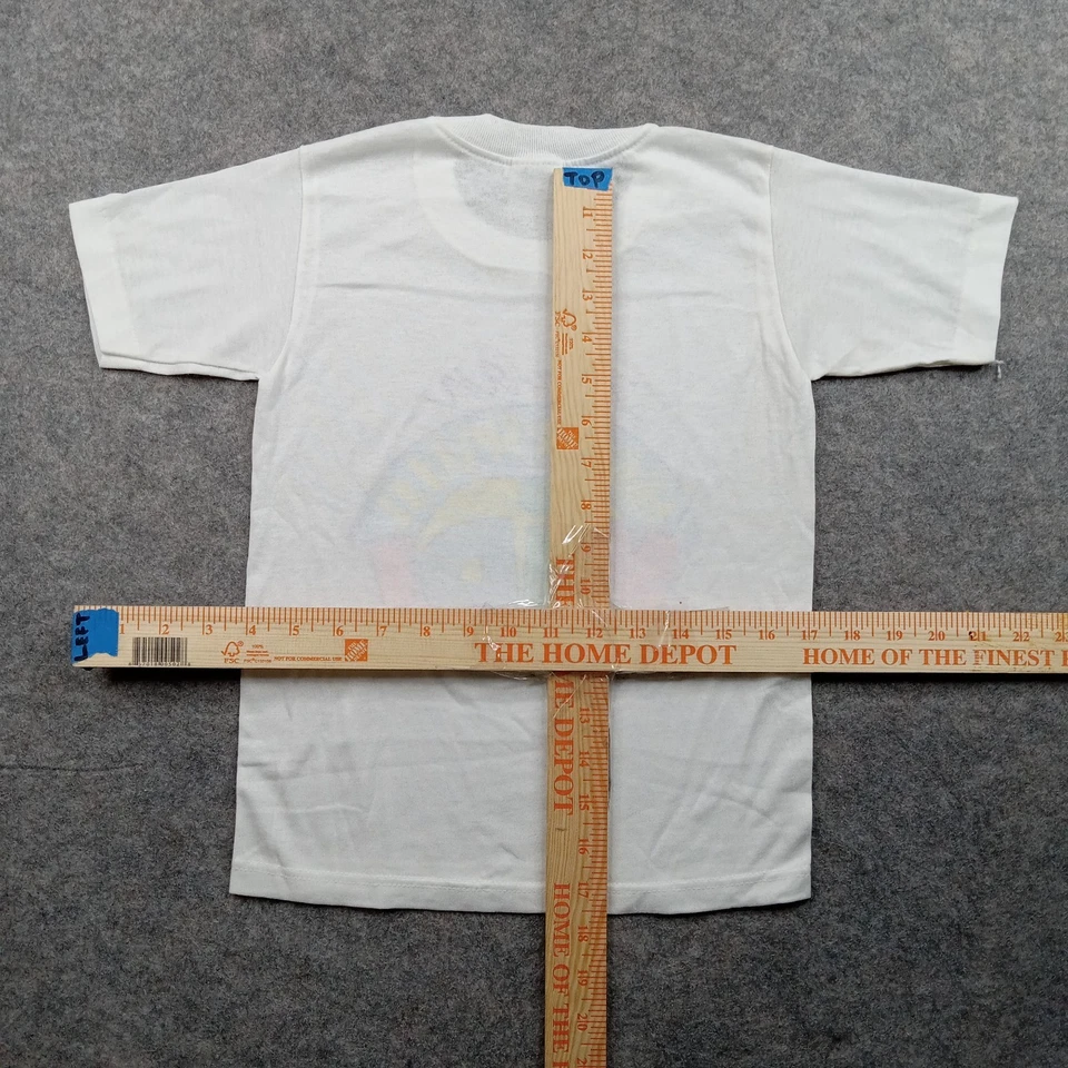 Vintage Hallmark Shirt Youth Small 6-8 Easter Graphic 90s USA Stedman Egg 637 - Image 4 of 4