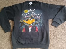 Vintage 1993 Daffy Duck Sweatshirt Count Von Duck Large Made in the USA