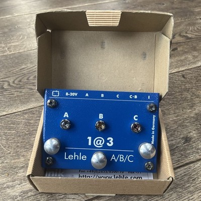 Lehle 1@3 SGoS True Bypass Switcher Pedal