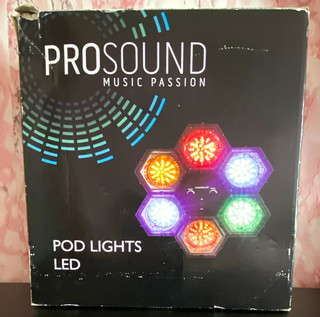 ProSound N76HZ LED 6 Pod Multicolour Sound Activated DJ light ( fully working )
