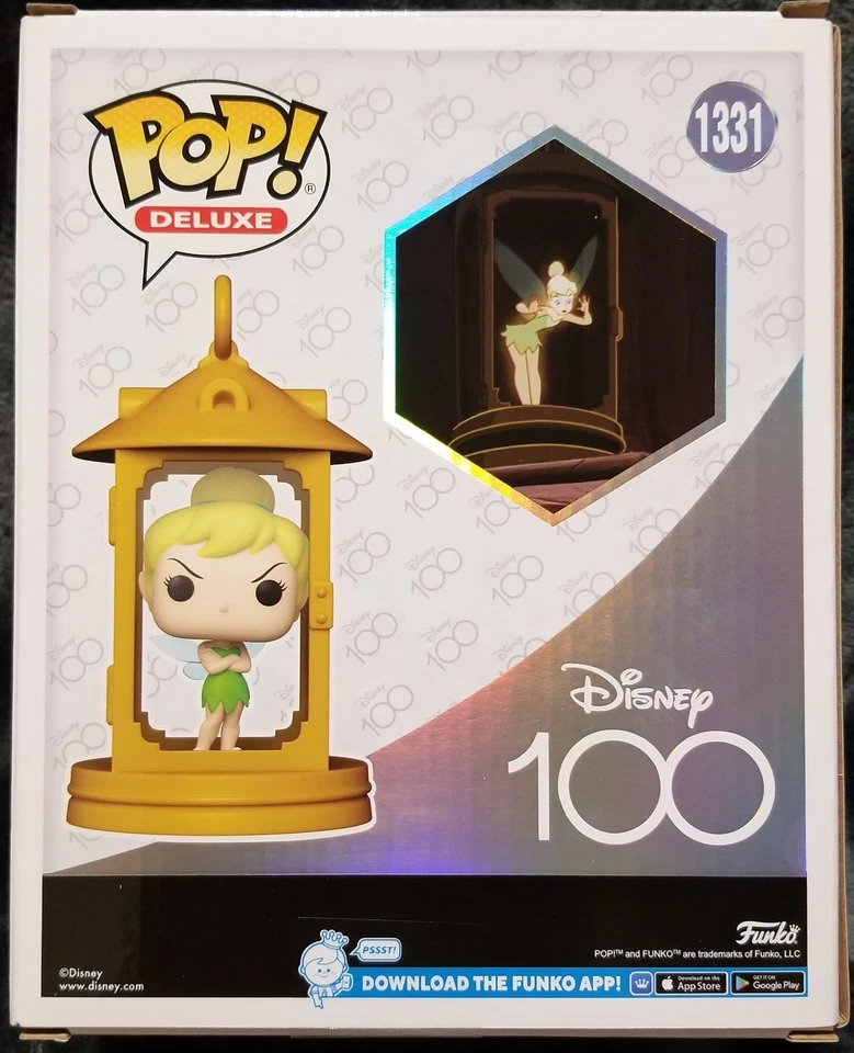 Disney 100 Aniversario Campanilla en Linterna #1331 Pop Vinilo De Lujo  Foto 3 de 4