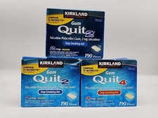 Kirkland Signature Quit 2 Gum 2 Mg Original 468 Pieces Expires 10/2026.