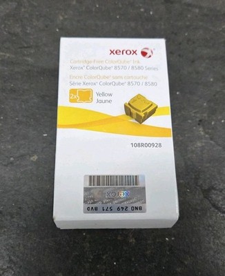Xerox 108R00928 Genuine Yellow Solid Ink ColorQube New in BOX
