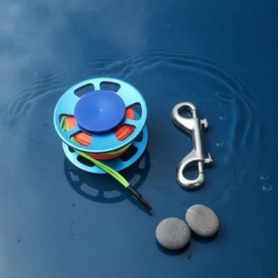 Finger Wheel Reel Strong Coil Hook Dive Finger Spool for Ocean Water