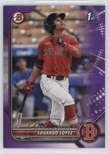 2022 Bowman Prospects Purple Border 222/250 Eduardo Lopez #BP-134 5c2