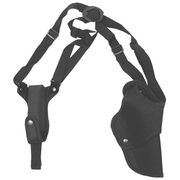 Taktische Rechten Schulter Pistol Holster Pouch SchießEn Magazin Halter Schwarz-image