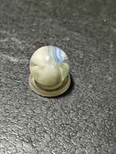 Early Vitro Agate Tri-lite With Window Whispy Inside .64  Mint