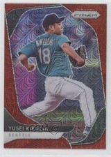 2020 Panini Prizm Tier II Red Mojo Prizm 24/149 Yusei Kikuchi #150 03db