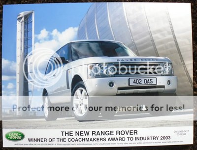DAS NEUE RANGE ROVER PRESSEFOTO FARBE 03. MÄRZ 2003