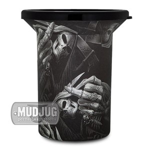 Mud Jug Roadie Edition Spittoon - Orange Portable Spit Cup For Tobacco - View #14