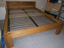 Solid Wooden Pine Double Bed with sprung slats Frame  Excellent quality