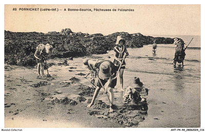 AHTP4-0286-44 - Pornichet - A Bonne-Source - Palourdenfischerinnen
