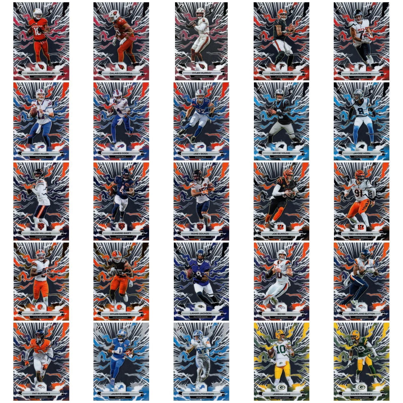 2026 Topps Resurgence Football - 원하는 카드를 선택하고 세트를 완성하세요 (RC 및 베테랑 카드 포함) 2