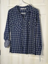 Women’s Button Down Shirt Size Small By Notations - New Ship! Great Price!