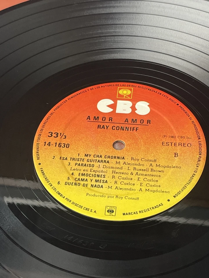 Ray Conniff - Amor, Amor- CBS Colombia 1982 - Image 3 of 4
